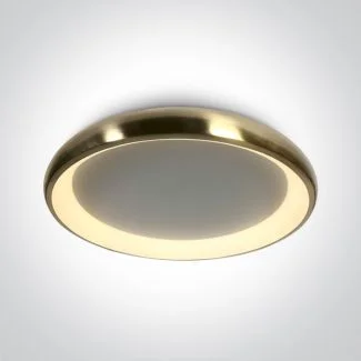 ONE LIGHT 62144N/BBS/W Aidoni 4 plafon LED 3000K 50W matowy mosiądz