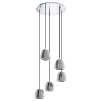 EGLO 39668 LAMPA ALBARINO OPRAWA WISZĄCA HL/5 E27 CHROM/SW-TRANSP.ALBARINO