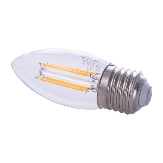 MILAGRO EKZF003 Żarówka Filamentowa LED 4W C37 E27 2700K