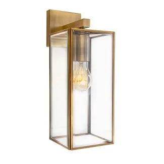 Luces Exclusivas SALTA LE41777 LAMPA ŚCIENNA mosiądz