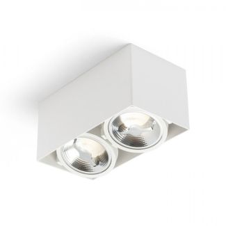 RENDL R13362 JAMES II DIMM sufitowa matowa biała 230V LED 2x15W 24° 3000K
