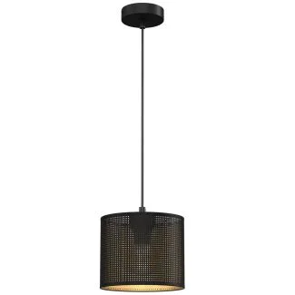 LUMINEX 5250 oprawa sufitowa Loft shade żyrandol czarny złoty