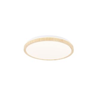 CANDELLUX 13-75109 LAMPA SUFITOWA GANDAVA PLAFON 18W LED BIAŁO DREWNIANY 4000K