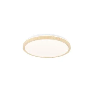 CANDELLUX 13-75109 LAMPA SUFITOWA GANDAVA PLAFON 18W LED BIAŁO DREWNIANY 4000K