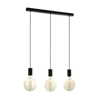 EGLO 98662 LAMPA POZUETA OPRAWA WISZĄCA HL/3 E27 L-840 SCHWARZ POZUETA