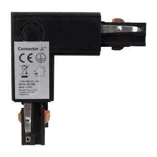 MILAGRO ML7088 Łącznik Lampy Track Light Czarny 3-obwodowy Typ: LU