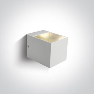 ONE LIGHT 6030/W Krioneri biały kinkiet z oprawką G9 30W