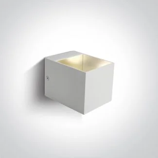 ONE LIGHT 6030/W Krioneri biały kinkiet z oprawką G9 30W