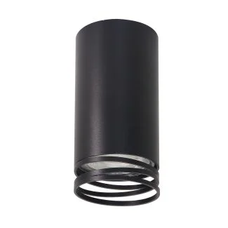 CANDELLUX 2228150 TUBA LAMPA SUFITOWA CZARNY 1X15W GU10 ŚR. 5,5 CM