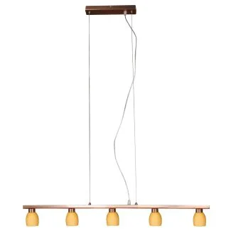 CANDELLUX 35-10691 DAKOTA ZWIS 5X40W G9 MIEDŹ