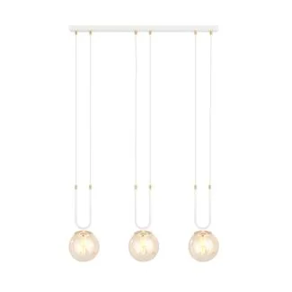 EMIBIG 1117/3 LAMPA WISZĄCA GLAM 3 WHITE/MIODOWY