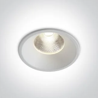 ONE LIGHT 10112TD/W/C Kalivia biały wpust z wymienną głowicą LED 4000K 12W dark light