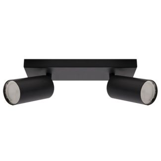 IDEUS 3764 MANAM GU10 2L BLACK Oprawa ścienno-sufitowa