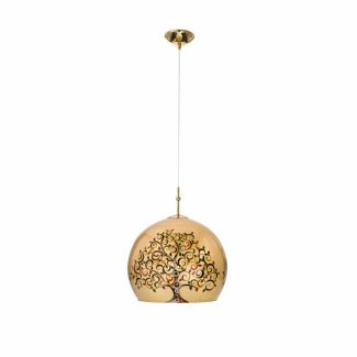 KOLARZ 0392.31M.3.AL.MU LUNA lampa wisząca złoto 24K
