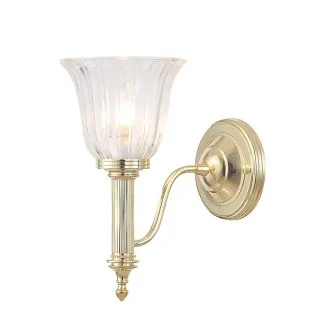 ELSTEAD CARROLL BATH/CARROLL1 PB 1Lt Wall Light