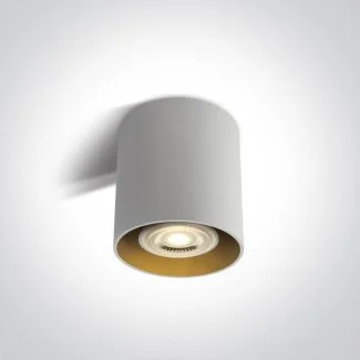 ONE LIGHT 12105T/W Roda biała oprawa sufitowa z oprawką GU10 MR16 10W