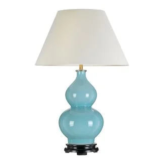 ELSTEAD DL-HARBIN-TL-DEB Lampa stołowa Harbin - 1 PŁ - Jasnoniebieska