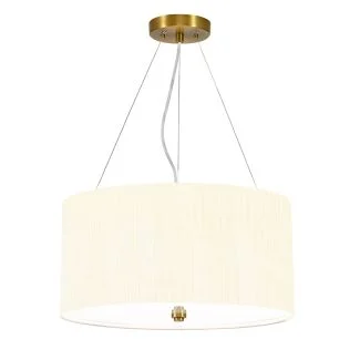 ELSTEAD DL-PEARCE18-3LT-IV-AB Lampa wisząca 46 cm Pearce - 3 PŁ - Postarzany mosiądz
