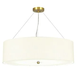 ELSTEAD DL-PEARCE30-7LT-IV-AB Lampa wisząca 76 cm Pearce - 7 źródeł światła - Postarzany mosiądz