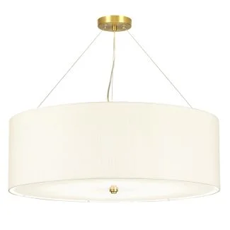 ELSTEAD DL-PEARCE34-7LT-IV-AB Lampa wisząca 86 cm Pearce - 7 źródeł światła - Postarzany mosiądz
