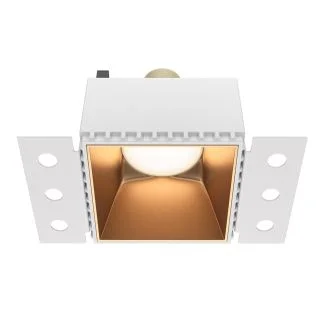 MAYTONI Share DL051-01-GU10-SQ-WMG Lampa punktowa wbudowana - kolor Matowy Złoty