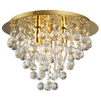 REALITY 627703-03 London crystal plafon 3 płomienny gold 3xE14 40W