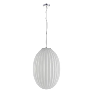 MILAGRO ML0350 Lampa wisząca BRAGA WHITE 1xE27
