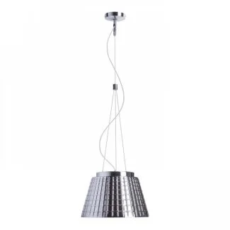 RENDL R12055 CORONA wisząca szkło chromowane 230V E27 42W
