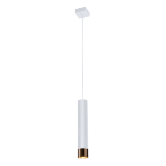 ANTIGO Lampa wisząca Eido 1 - Biała-patyna mat (350 mm) 8257