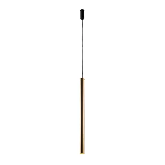 ANTIGO Lampa wisząca Akadi 1 - Mosiądz polerowany-czarna (700 mm) 8883