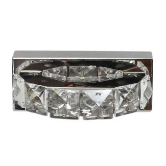 CANDELLUX 21-45256 SHIPI KINKIET 1X3W LED KRYSZTAŁKI STAL NIERDZEWNA