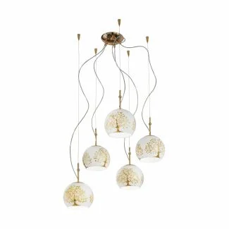 KOLARZ 0392.35.3.AL.GO LUNA lampa wisząca złoto 24K