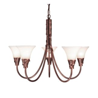ELSTEAD EMILY EM5 COPPER 5Lt Chandelier/Semi-Flush