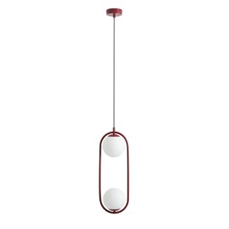 ALDEX 1086H15 LAMPA WISZĄCA RIVA 2 CZERWONY KOLOR