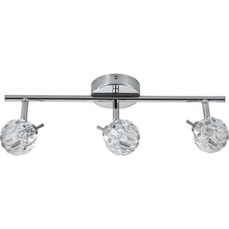 CANDELLUX 93-70302 BOMBOLA LAMPA SUFITOWA LISTWA 3X40W G9 CHROM BEZ ŻARÓWEK