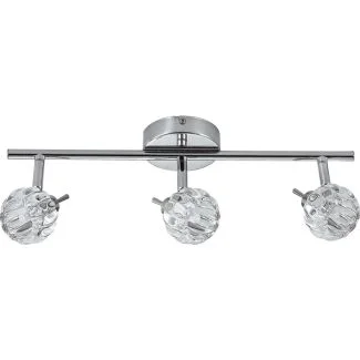 CANDELLUX 93-70302 BOMBOLA LAMPA SUFITOWA LISTWA 3X40W G9 CHROM BEZ ŻARÓWEK