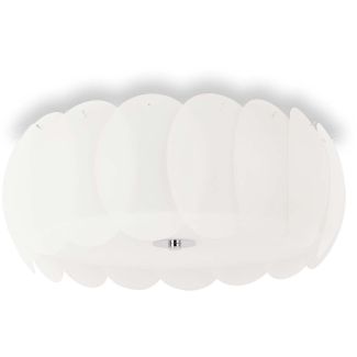 IDEAL LUX OVALINO PL8 BIANCO 094014