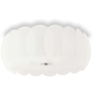IDEAL LUX OVALINO PL8 BIANCO 094014
