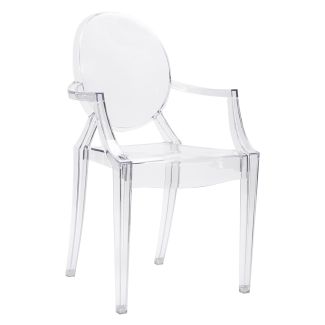 King Home 124-APC.CLEAR Krzesło LOUIS transparentne - poliwęglan