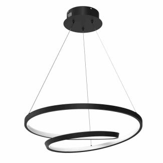 MILAGRO ML7948 Lampa wisząca LUCERO BLACK 48W LED