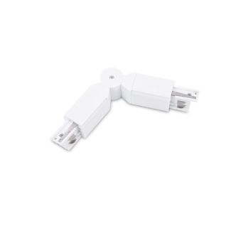 AZZARDO AZ4285 TRACK 3LINE ADJUSTABLE CONNECTOR WH TECHNICAL TRACK WHITE łącznik 3-fazowy