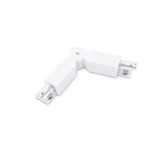 AZZARDO AZ4285 TRACK 3LINE ADJUSTABLE CONNECTOR WH TECHNICAL TRACK WHITE łącznik 3-fazowy