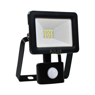 Polux 304780 Naświetlacz LED SMD 10W czujnik PIR 6500K 120° IP65 czarny