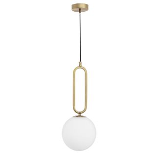 Luces Exclusivas PINTO LE41764 LAMPA WISZĄCA biały,mosiądz