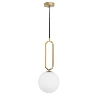 Luces Exclusivas PINTO LE41764 LAMPA WISZĄCA biały,mosiądz