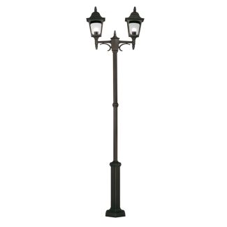 ELSTEAD CHAPEL CP8 BLACK Twin Lamp Post