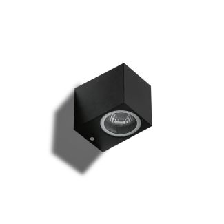 AZZARDO AZ4267 RIMINI 1 SQUARE BK TECHNICAL WALL BLACK
