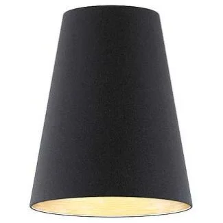 RENDL R11597 CONNY 25/30 abażur do lampy stołowej Polycotton czarna/złota folia max. 23W