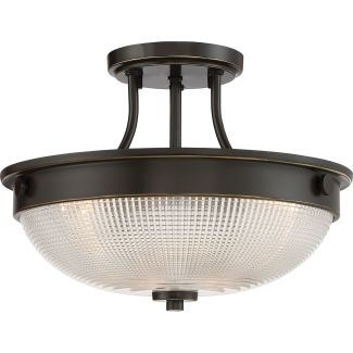 ELSTEAD Mantle QZ/MANTLE/SF PN Semi-Flush