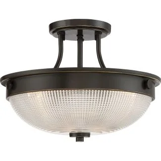 ELSTEAD Mantle QZ/MANTLE/SF PN Semi-Flush